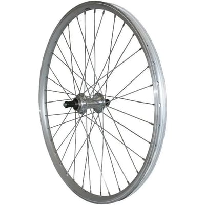 Aluminium achterwiel met dubbelwandige aluminium naaf Velox 7-6V.