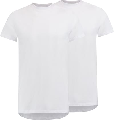 RJ Everyday Amsterdam 2-Pack Heren Klassieke Ronde Hals T-Shirt Wit XL