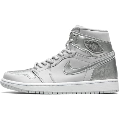 Nike Air Jordan 1 High OG CO JP, Neutral Grey/Metallic Silver, DC1788 029, EUR 40.5