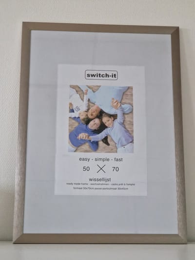 Switch-it XL Fotolijst titaan 18x24cm