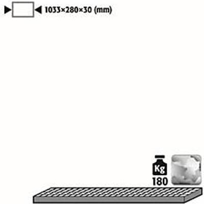 Rooster voor asecos gasflessenkasten, staal, B 1033 x D 280 x H 30 mm, tot 180 kg