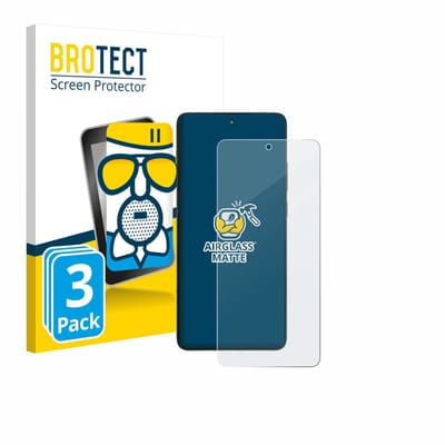 BROTECT - Screenprotector voor Motorola Edge 70 - Folie Beschermfolie Beschermglas matte 3 Stuks