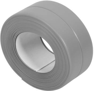 Dailygoods- Wandafdichtstrip 3.2M - Zelfklevend - Waterdicht - Schimmelbestendig - Flexibel - Hoogwaardige PVC Materialen - Afdichtstrip