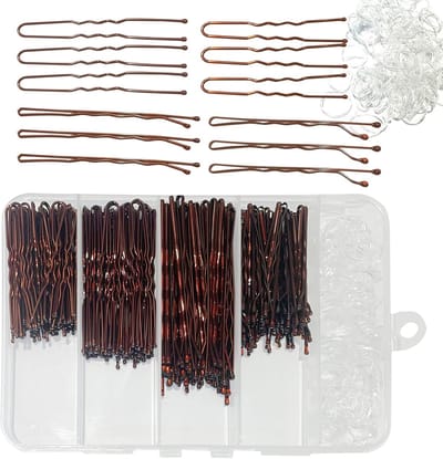 300 Stuks Haarspelden Set met Opbergdoos voor Opgestoken Kapsels en Styling