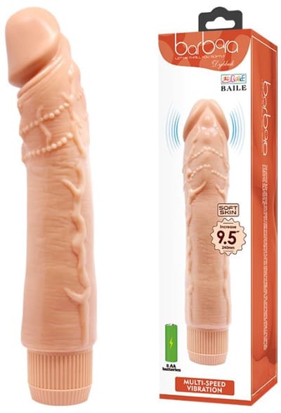 Pretty Love Barbara Dybbuk - Realistische Vibrator - 24 cm - Medische Siliconen - Ergonomisch - Waterdicht