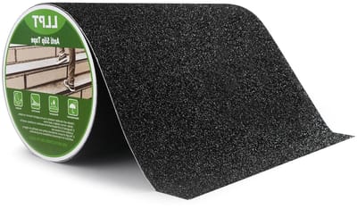 Robuuste antislip tape voor binnen en buiten | Ideaal voor trappen, hellingen en boten | Zwart, 203 mm x 5 m