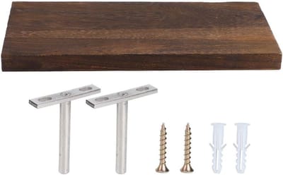 Drijvende Houten Plank voor Wanddecoratie en Opbergruimte, 30 x 14 x 2 cm, Ideaal voor Thuis en Kantoor