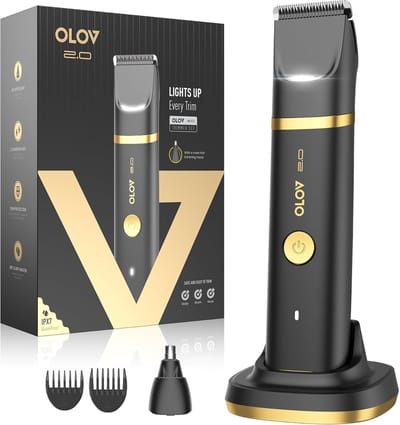 Elektrische Lichaamstrimmer - Schaamhaar Trimmer - Intieme Verzorging - Waterdicht IPX7 - USB-C Oplaadbaar
