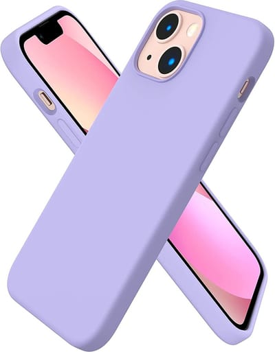Hoesje Geschikt voor iPhone 14 Plus – Liquid Siliconen Backcover – Lila