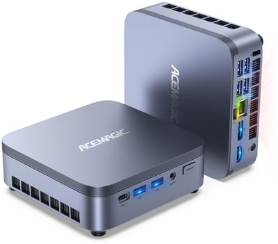 ACEMAGIC M5 Mini PC - Intel Core i7-14650HX (16C/24T) - 32GB DDR4 1TB SSD - Intel UHD Graphics 14th - Win11 Pro - WiFi 6
