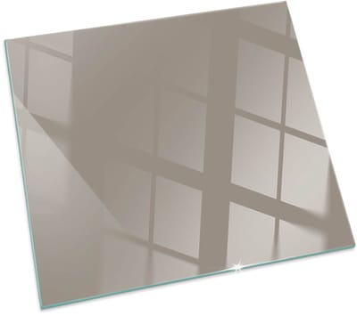 Tulup Kachel Vloerplaat - Kleur Bruin Plaat Voor Onder Houtkachel - 50 cm x 50 cm - Bruin Vloerplaat Openhaard - Vierkant Kachel Vloerplaat - Plaat Voor Onder Kachel - Vloerplaat Voor Kachel - Vloerplaat Voor Houtkachel