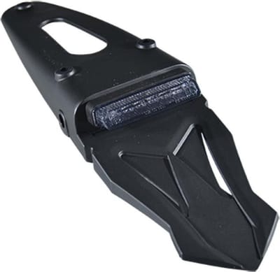 Bavette arrière Tun'R avec feu arrière transparent fumé 12V a LED Neuf pour moto