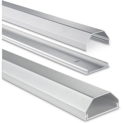 Hama 00220986 Kabelgoot Aluminium Zilver star (l x b x h) 1.1 m x 50 mm x 26 mm 1 stuk(s)