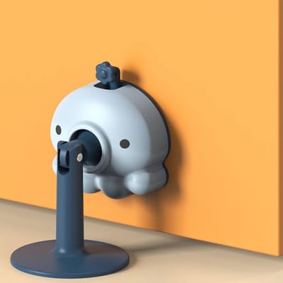 Octopus Deurstopper - Dierenvorm Stopper - Deuren Beschermen - Zonder Boren - Niet gespecificeerd - Blauw