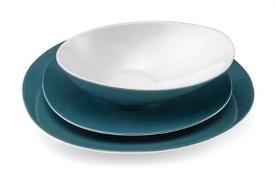 Medard de Noblat - Sven Teal - Serviesset 18-delig - 6 persoons - Porselein
