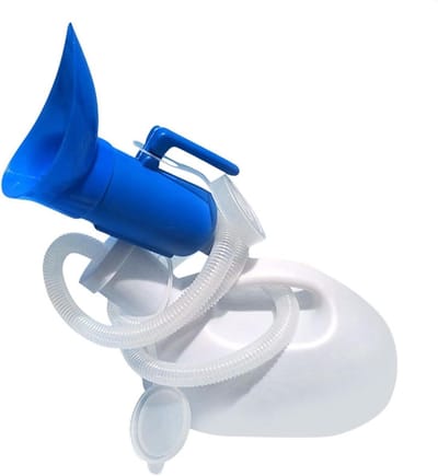 Urinoir Fles - Urinebeker Heren - Zorg Thuis - Anti-Mors Ontwerp - 2000 ml - Wit