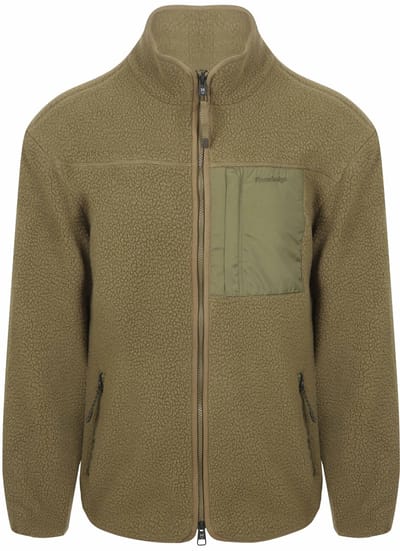 KnowledgeCotton Apparel Vest Fleece Olive - Maat L - Heren