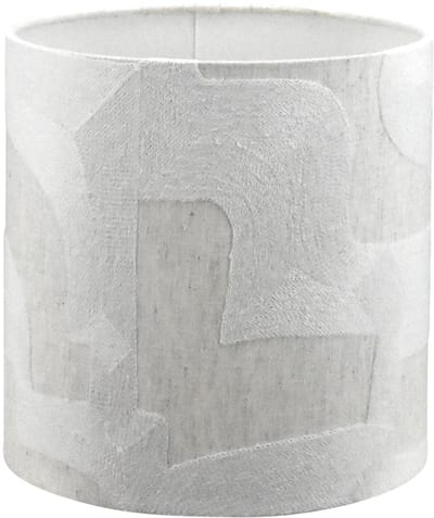 Lampenkap Cilinder - 15x15x20cm - New Look blanc