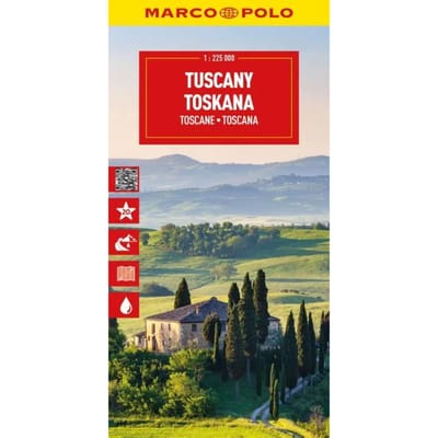 Marco Polo Wegenkaart Toscane - Marco Polo Wegenkaart