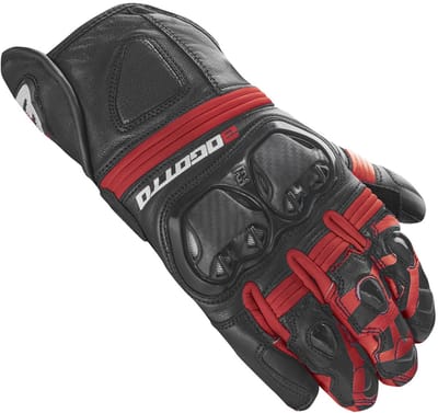 Bogotto Grand Champ Handschoenen Zwart Rood - Handschoen