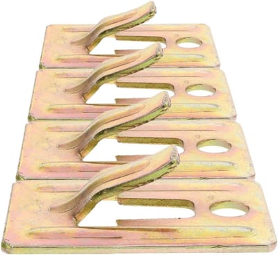 Waterverwarmer Beugel - Wandmontage Houder - Veilig Ophangen - Antislip Ontwerp - 4 Stuks - Goud