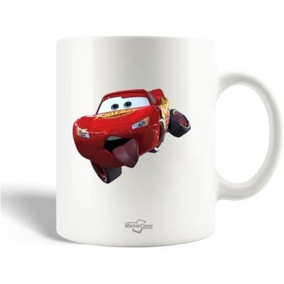 Mug - Flash McQueen - Céramique - 30cl - Compatible lave-vaisselle - Enfant
