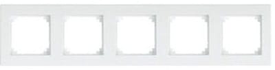 Schneider Electric Merten System M afdekraam 5-voudig m-plan wit 515519