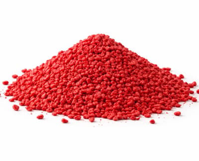 Home & Styling decoratie stenen/granulaat - 650ml - rood - hobby steentjes