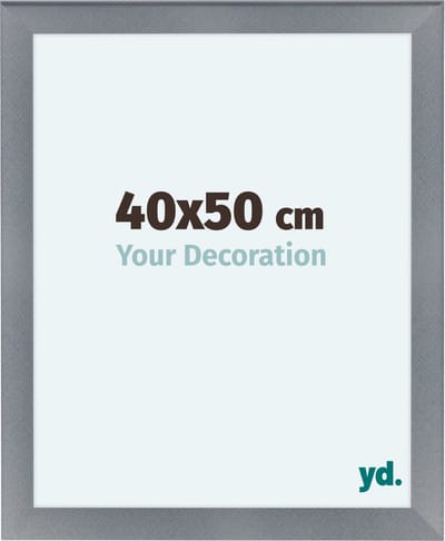 Your Decoration - Fotolijst 40x50 cm - MDF - Aluminium Geborsteld - Como