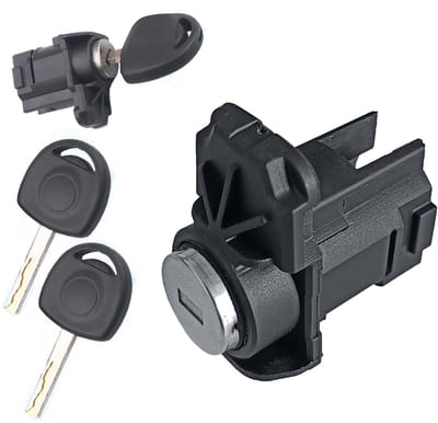 Veiligheidsslotcilinder - Linker portierslotcilinder voor Opel Corsa D - Inclusief 2 sleutels - Auto-onderdelen