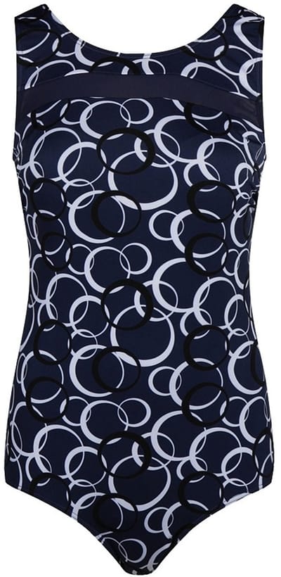 Mila Chloorbestendig Badpak Cirkels X51280-23CHL navy navy-38