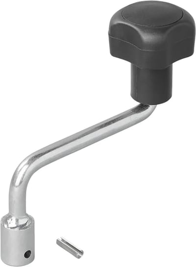 ProPlus Hendel voor neuswiel - 48 mm - Asdiameter 12 mm - Stabiele bediening