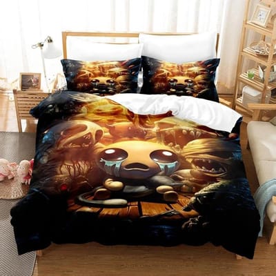 Mode 3D Printen Spel The Binding of isaac Beddengoed Set Eenpersoons Twin Volledig Queen King Size Bed Set Tiener Slaapkamer Lakensets 70x133cm 2pcs