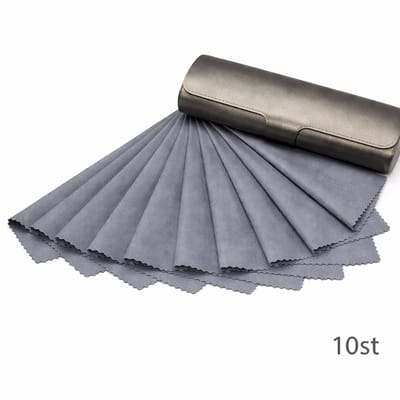 10 grijze microvezeldoekjes / brillendoekjes / microvezeldoekjes van hoge kwaliteit / zonnebrildoekje / cadeau / doekjes / grijs / doekje 10 st / zonnebrillen accessoires / brilreiniging / luiers / brillendoekjes microvezel / cleaner