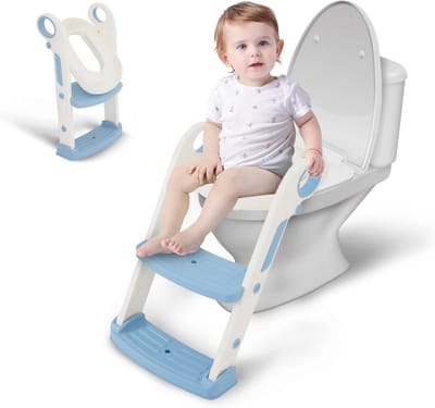 Toiletbril voor kinderen met trap