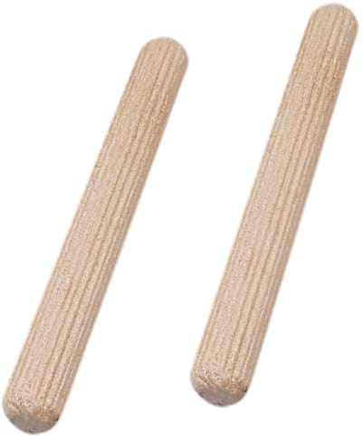 Houten Pluggen - Gegroefde Pinnen - Meubels Verbinden - Sterk Geribbeld - 8x70 mm - Houtkleur