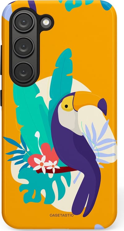 Casetastic Hoesje Geschikt voor Samsung S23 - Stijlvolle Beschermende Duo-layer Case - Toeceaan
