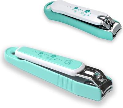Nivard Nagelknipper Met Opvangbakje - Nagelknipper - Teennagels - Nagelschaar - Nageltang - Nail Clipper - Nail Cutter - Groen