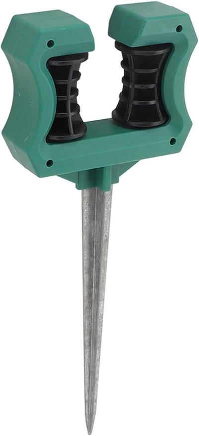 Tuinslanggeleider - Slanghouder - Bescherming Tuin - Stevig Materiaal - 25 cm - Zwart