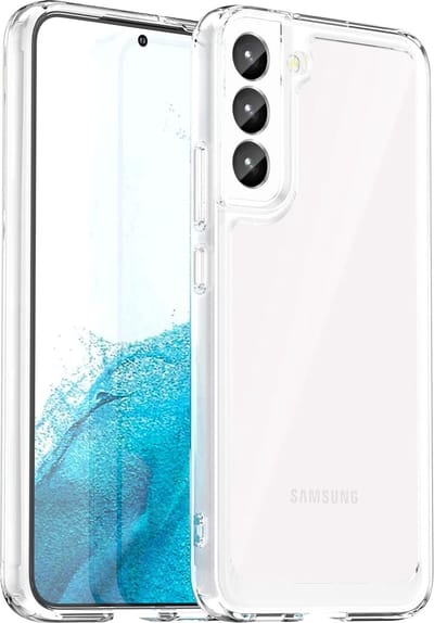Casemania Hoesje Geschikt voor Samsung Galaxy S24 - Transparant - Armor Back Cover