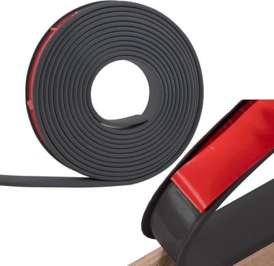 Meubelrandbescherming - Kantenstrip randafwerking - Meubels beschermen - Zelfklevend TPE materiaal - 5 meter - Zwart