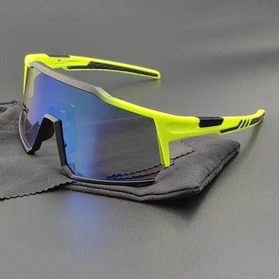 Atletische Fietsbril Blokkeert UV400 Stralen Buiten Hardlopen Vistrips Bril Mannen Fiets Zon Bril Racefiets Bril Cycl Praktisch Gebruik
