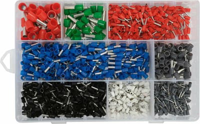 Yato YT-068914 - Kabeluiteinden en Connectoren Set - 1200 stuks - Messing en PVC