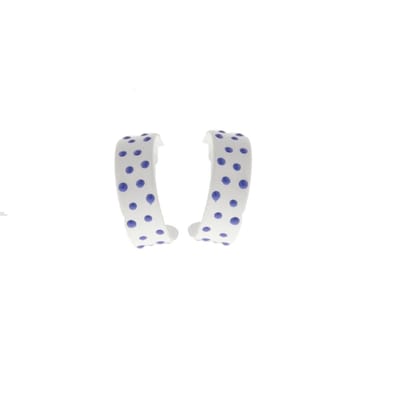 Behave - Oorbellen - Oorringen polkadot stijl - retro look - dames