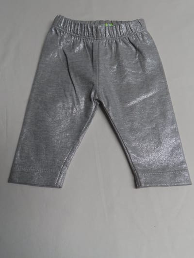 Legging - Meisje - Zilver grijst - Glitter - 0 maand 50