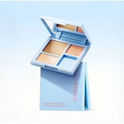Mooekiss - Nude Finish Three-Colors Concealer Y01# Milky Cheese - 5.5g