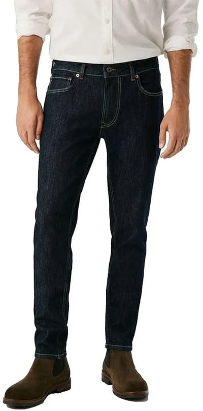 Pepe Jeans Stanley Tapered Spijkerbroek Zwart 33 / 32 Man