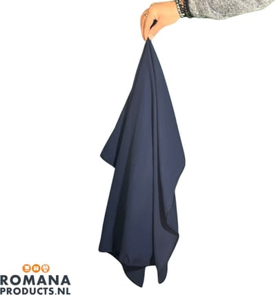 Romana Products Sporthanddoek - Sneldrogende Handdoek voor Sport - Blauw - 80 x 130cm