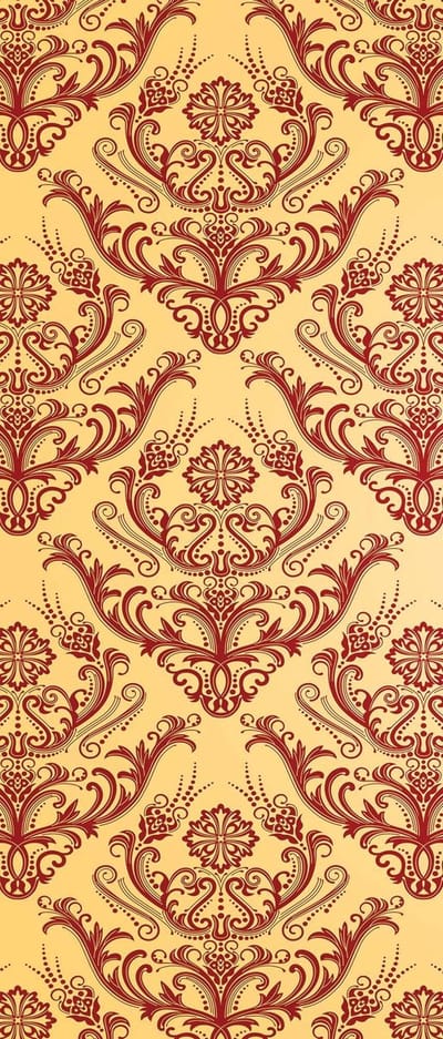 Fotobehang Floral Pattern Abstract | DEUR - 211cm x 90cm | 130g/m2 Vlies