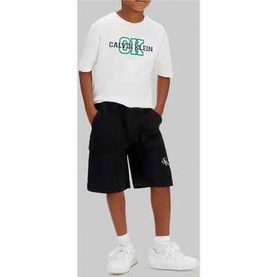 Calvin Klein Boys Essential Woven Shorts Black Taglia: 4 | Pantaloni Outlet | kids | Nero